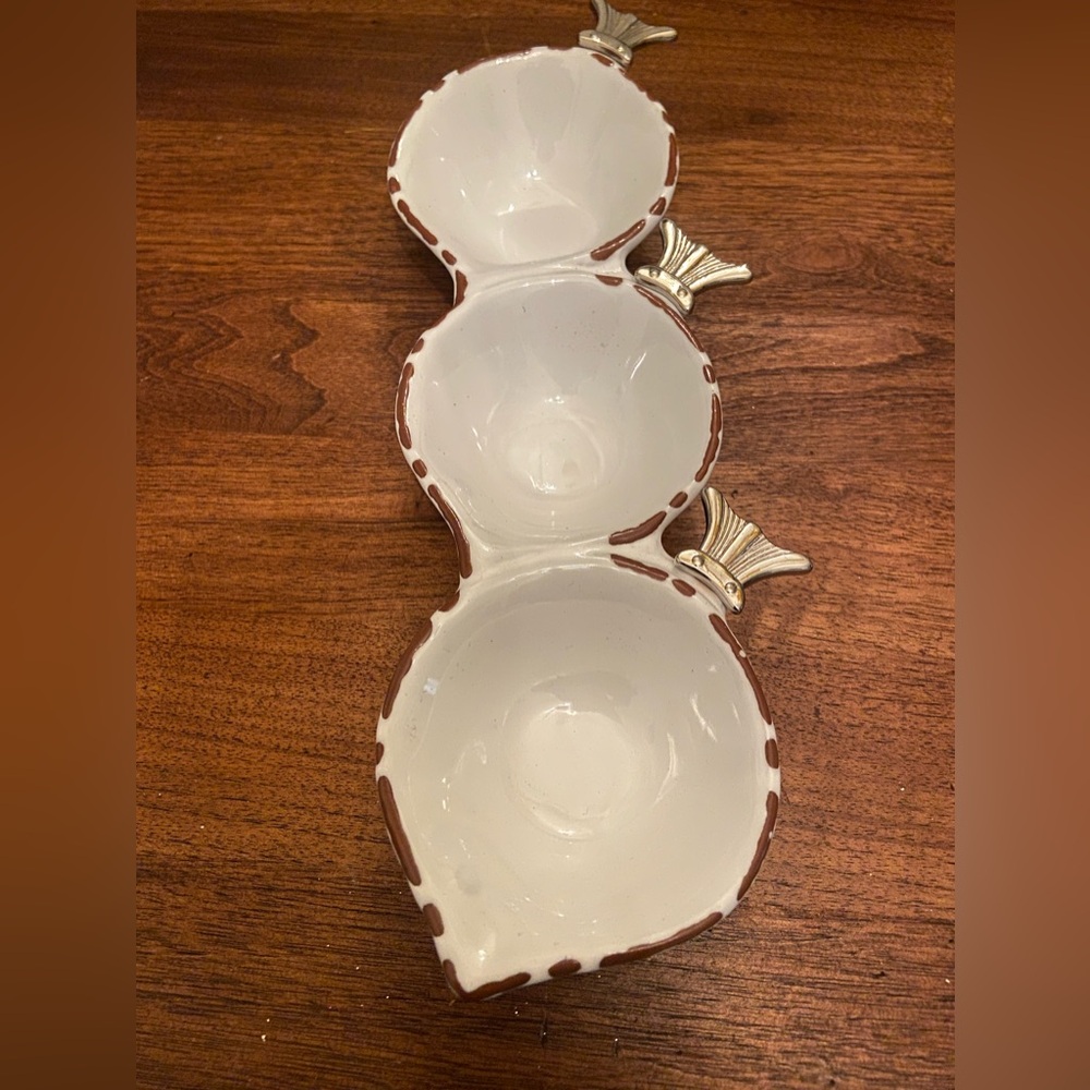 Ceramic Terra Cotta Snack Bowl